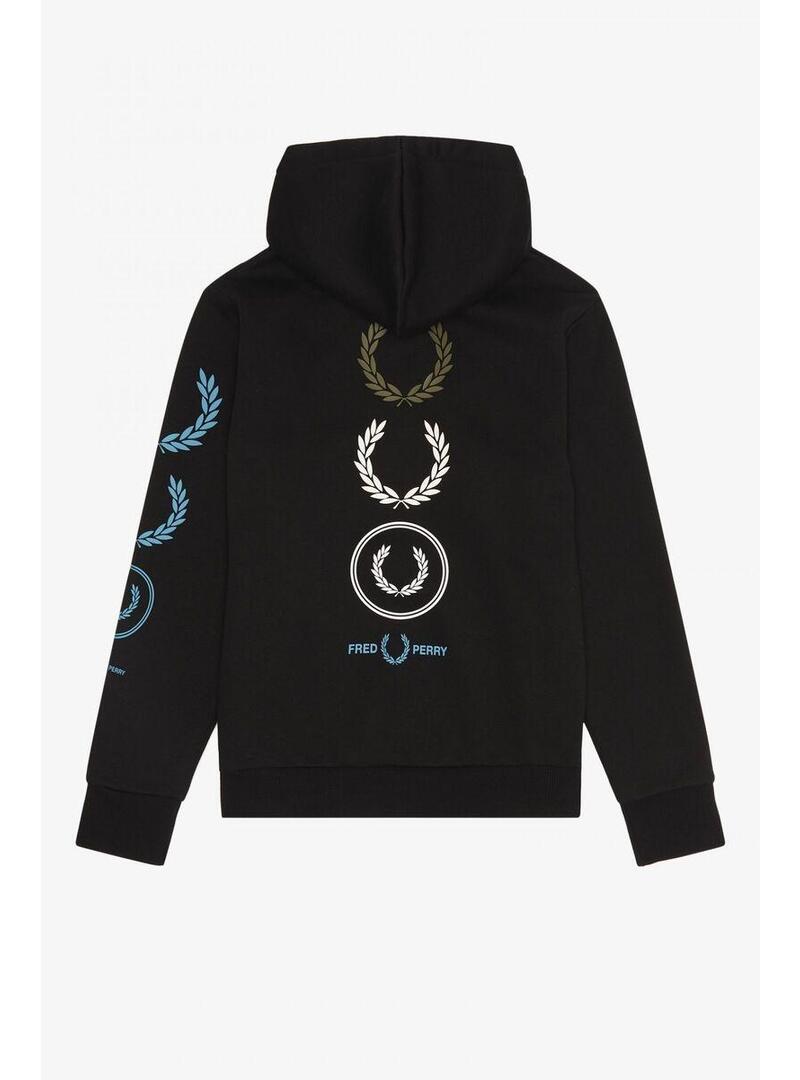 Sudadera Fred Perry Graphic Branding Hooded Sweats hombre