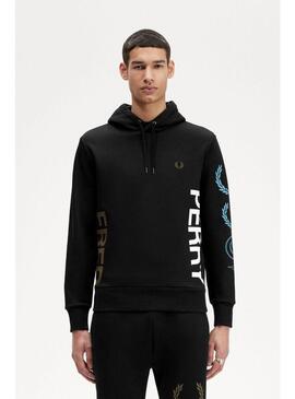 Sudadera Fred Perry Graphic Branding Hooded Sweats hombre
