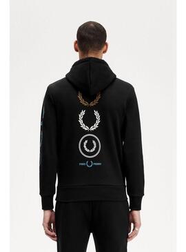 Sudadera Fred Perry Graphic Branding Hooded Sweats hombre