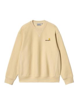 Sudadera Carhartt American Script Sweat Hombre