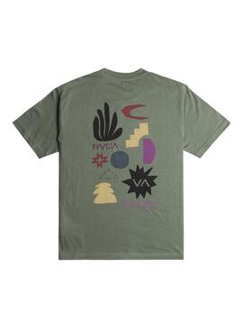 Camiseta Rvca Paper Cuts Ss Hombre