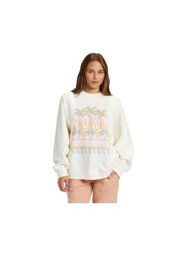 Sudadera Roxy Lineup Oversized Crew Mujer