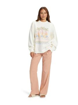 Sudadera Roxy Lineup Oversized Crew Mujer