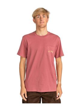 Camiseta Billabong Stacked Arch Pkt Hombre