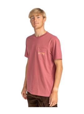 Camiseta Billabong Stacked Arch Pkt Hombre