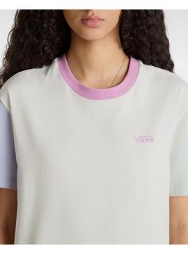 Camiseta Vans Colorblock Bff  Mujer