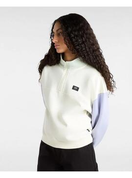 Sudadera Vans Colorblock Half Zip Mujer