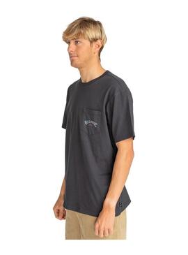 Camiseta Billabong Stacked Arch Pkt Hombre