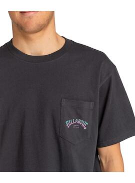 Camiseta Billabong Stacked Arch Pkt Hombre