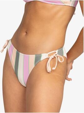 Braguita Bikini Roxy Vista Stripe Tie Side Mujer