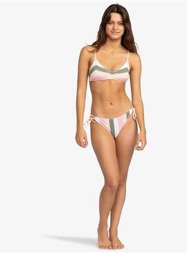 Braguita Bikini Roxy Vista Stripe Tie Side Mujer