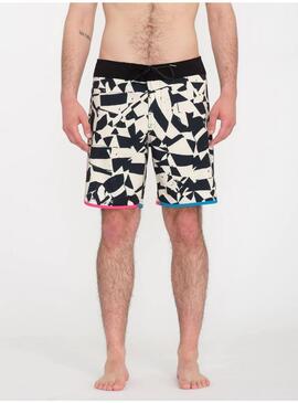 Bañador Volcom Lido Print Scallop Hombre