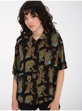 Camisa Volcom Fa Tetsunori Woven Mujer