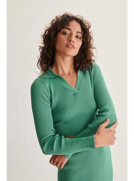 Camisa 24 Colours Verde Mujer