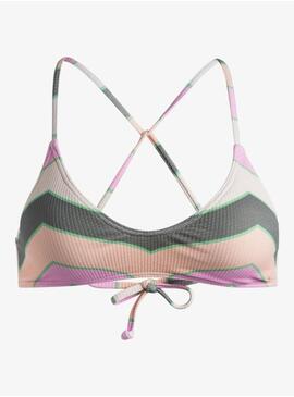 Sujetador Bikini Roxy Vista Stripe Strappy Mujer