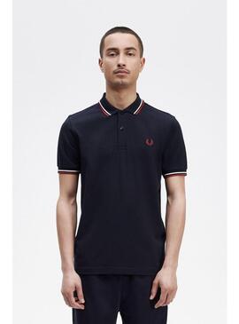 Polo Fred PerryTwin Tipped Hombre