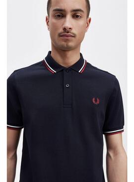 Polo Fred PerryTwin Tipped Hombre