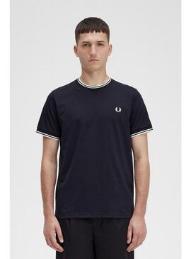 Camiseta Fred Perry Twin Tipped Hombre