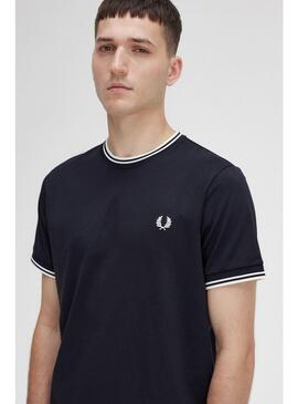 Camiseta Fred Perry Twin Tipped Hombre