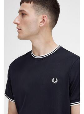 Camiseta Fred Perry Twin Tipped Hombre