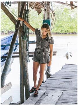 Mono Volcom Asphalt Romper Mujer