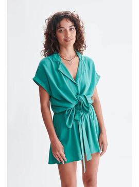 Camisa 24 Colours Verde Mujer