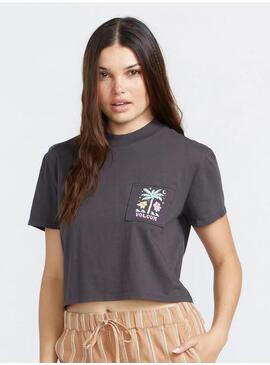 Camiseta Volcom Pocket Dial Mujer