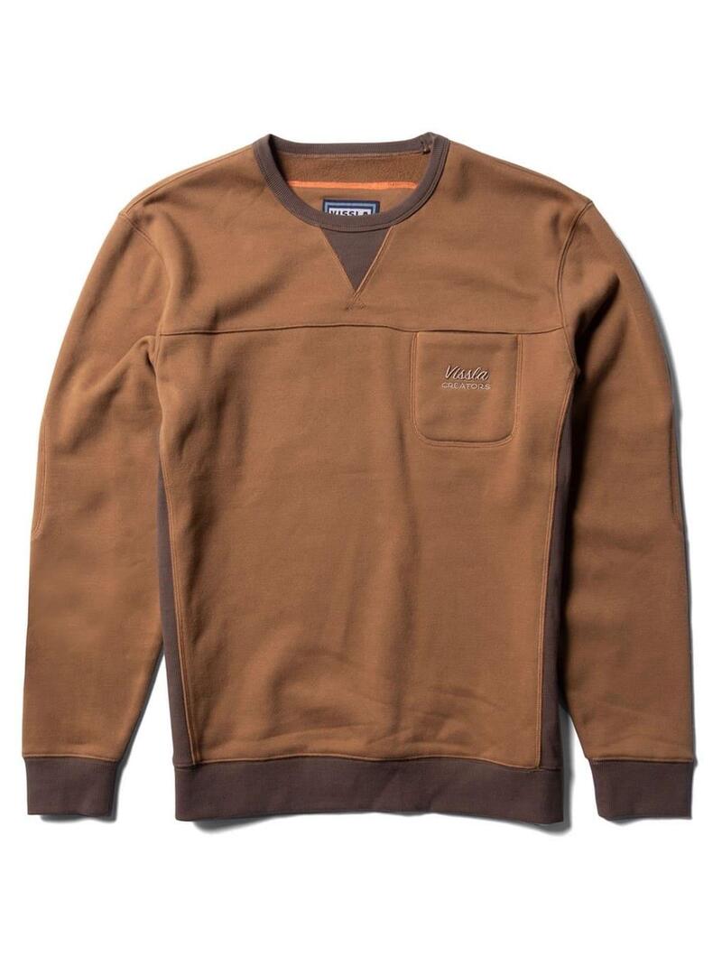 Sudadera Vissla Creators Eco Crew-RUB hombre