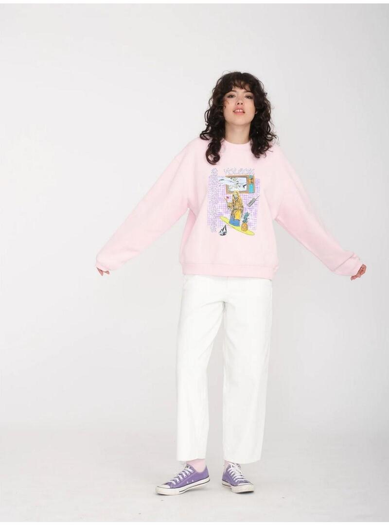 Sudadera Volcom French Surf Mujer