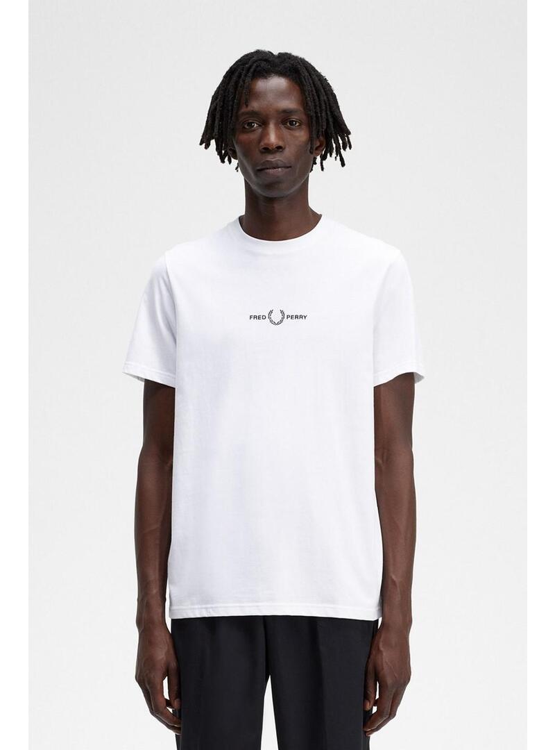 Camiseta Fred Perry Embroidered Hombre