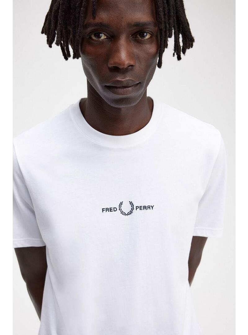 Camiseta Fred Perry Embroidered Hombre