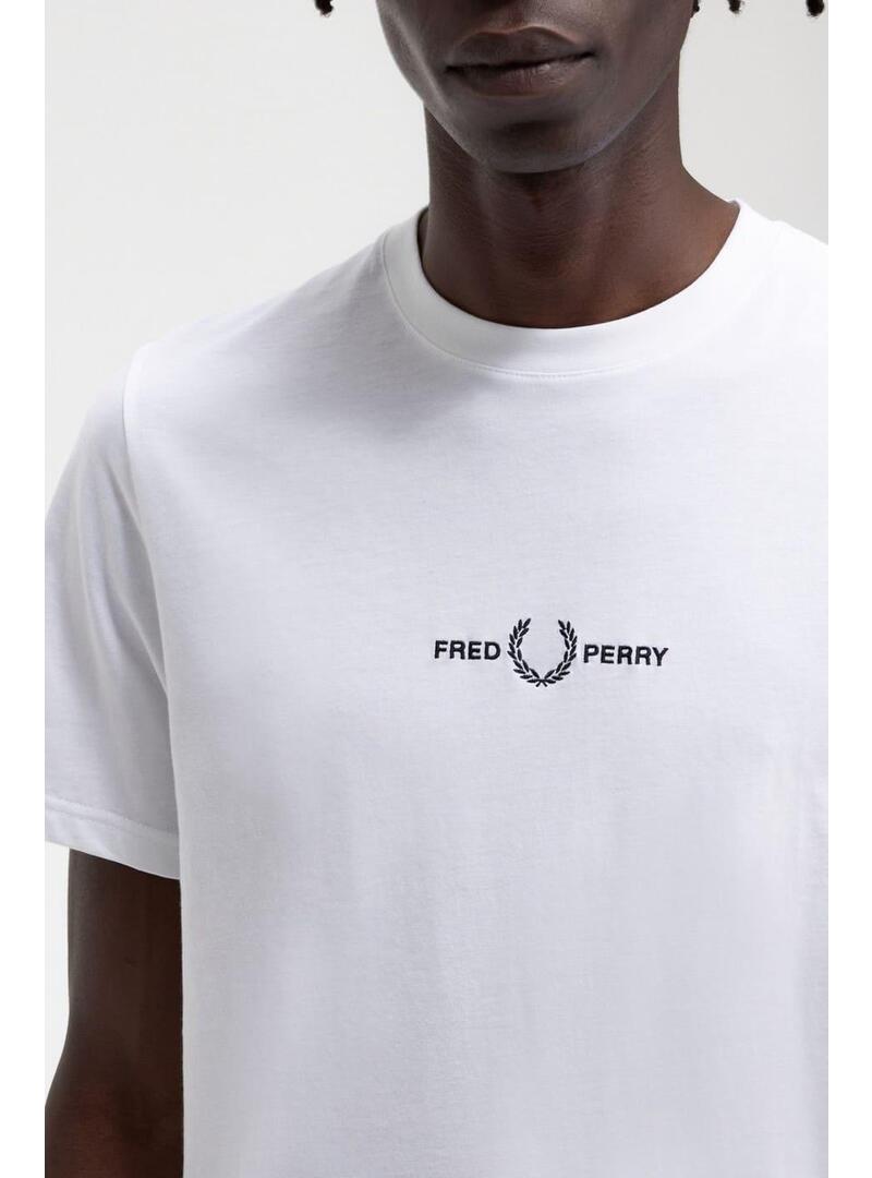 Camiseta Fred Perry Embroidered Hombre