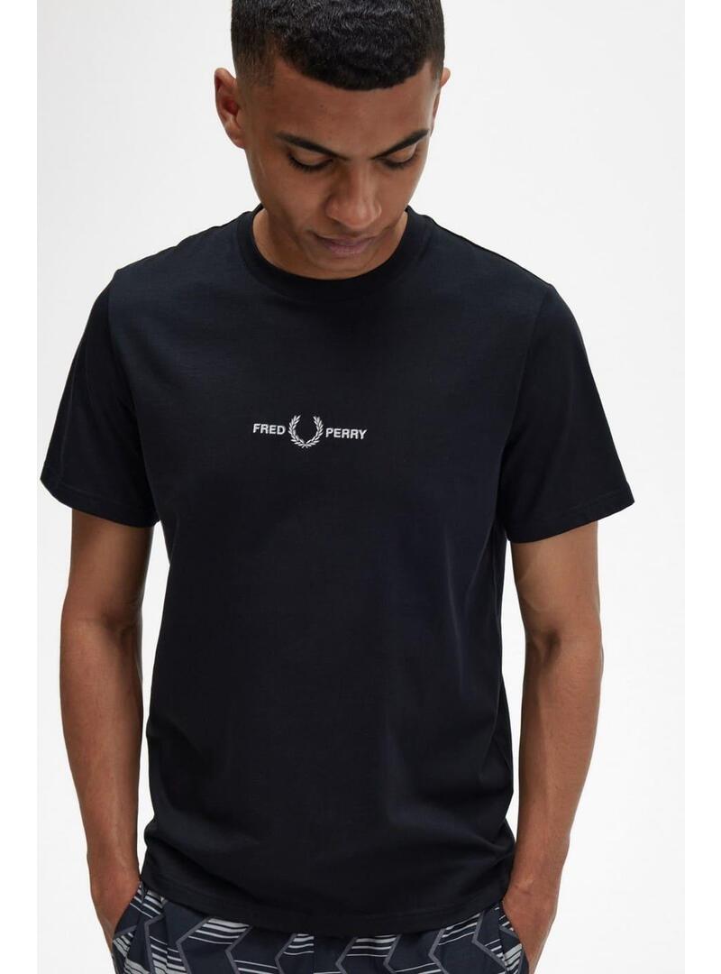 Camiseta Fred Perry Embroidered Hombre