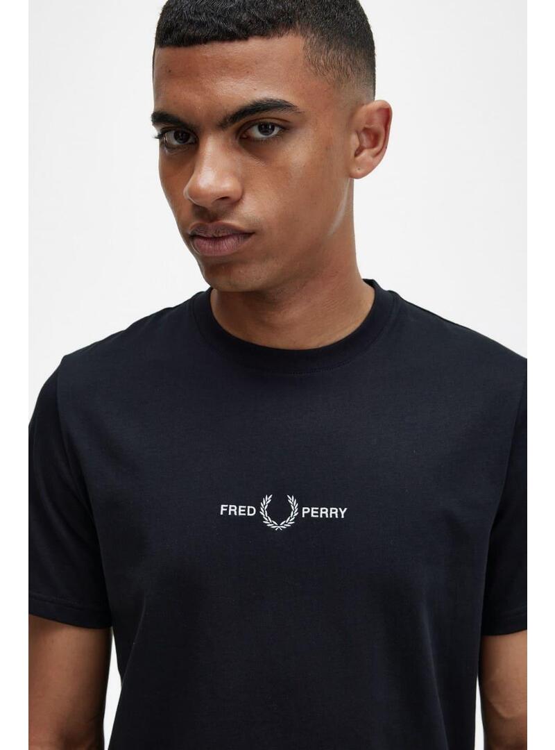 Camiseta Fred Perry Embroidered Hombre