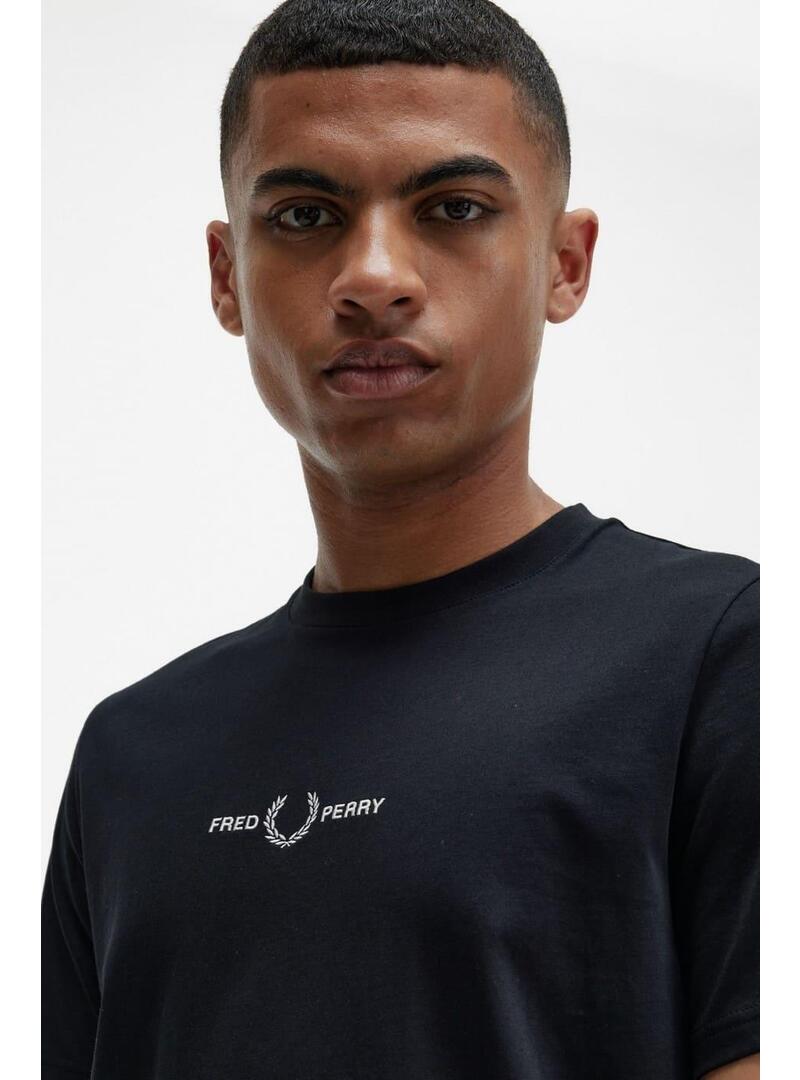 Camiseta Fred Perry Embroidered Hombre