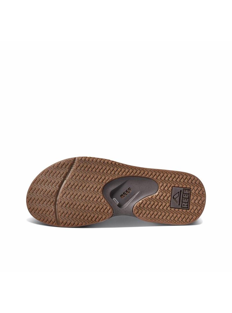 Sandalias Reef Leather Fanning Hombre