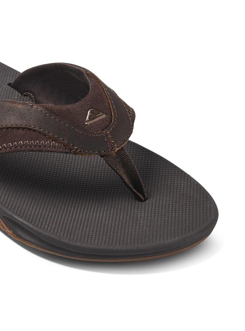 Sandalias Reef Leather Fanning Hombre