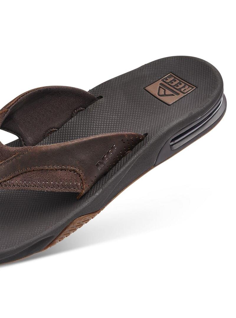 Sandalias Reef Leather Fanning Hombre