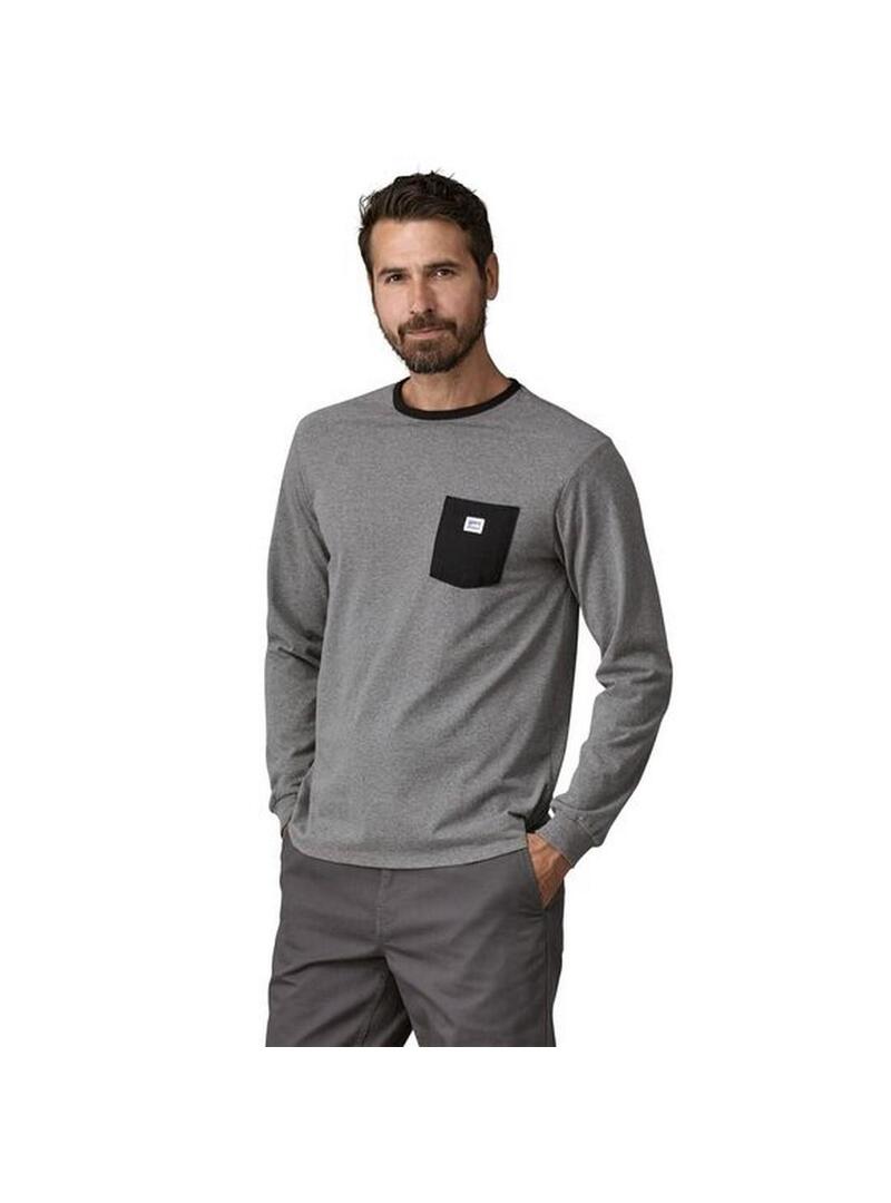 Camiseta Patagonia Shop Sticker Pocket Hombre