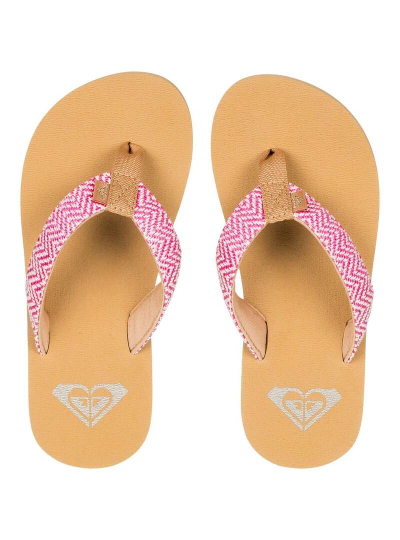 Chanclas Roxy Rg Porto Raffia Niña