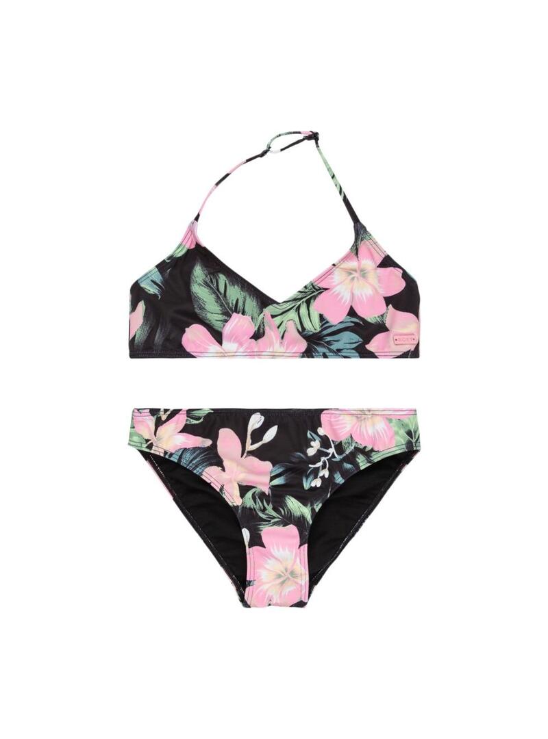 Bikini Roxy Shadow Floral Brasic Set Niña