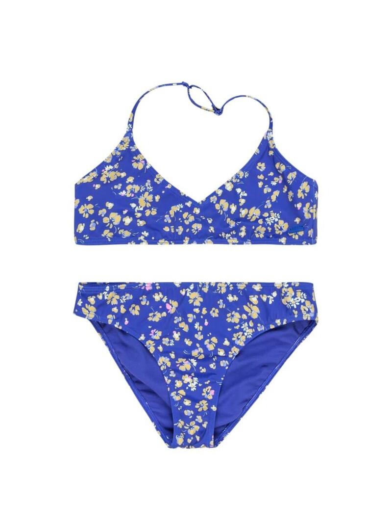 Bikini Roxy Shadow Floral Brasic Set Niña