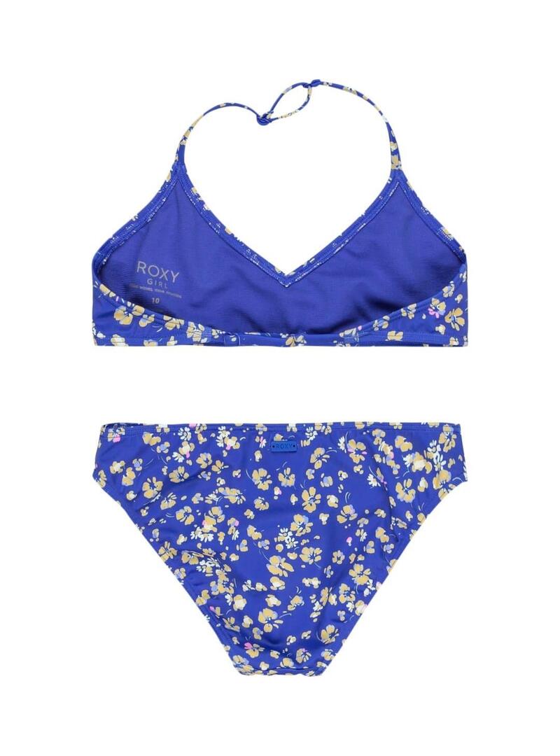Bikini Roxy Shadow Floral Brasic Set Niña