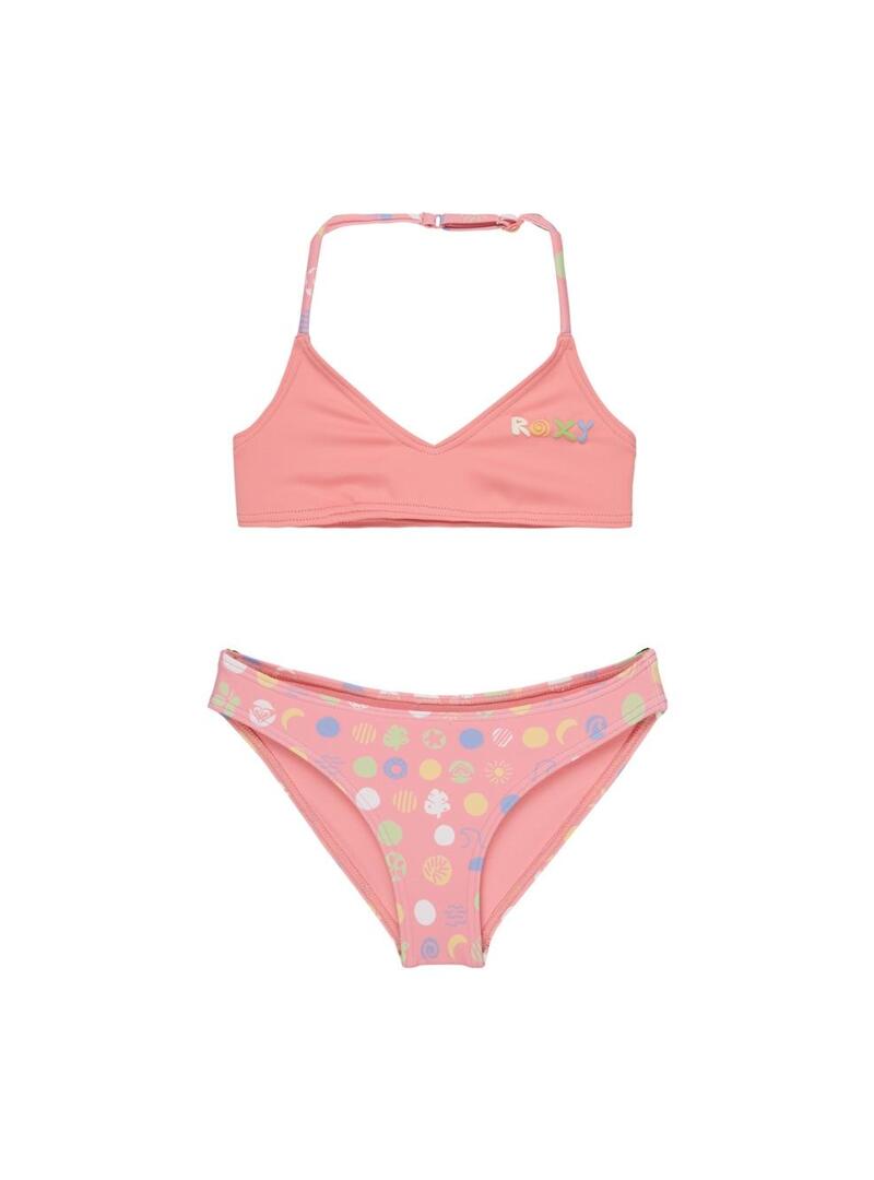 Bikini Roxy Dot Tri Set Niña