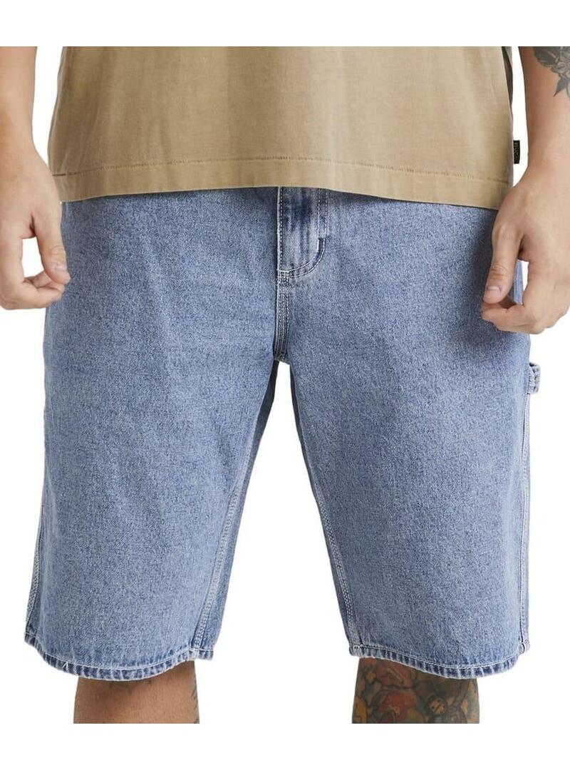 Pantalon Corto Rvca Americana Denim Hombre