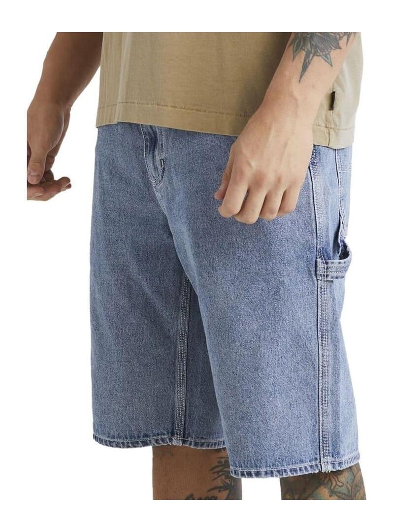 Pantalon Corto Rvca Americana Denim Hombre