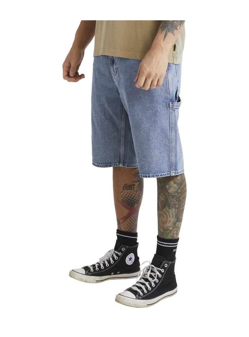 Pantalon Corto Rvca Americana Denim Hombre