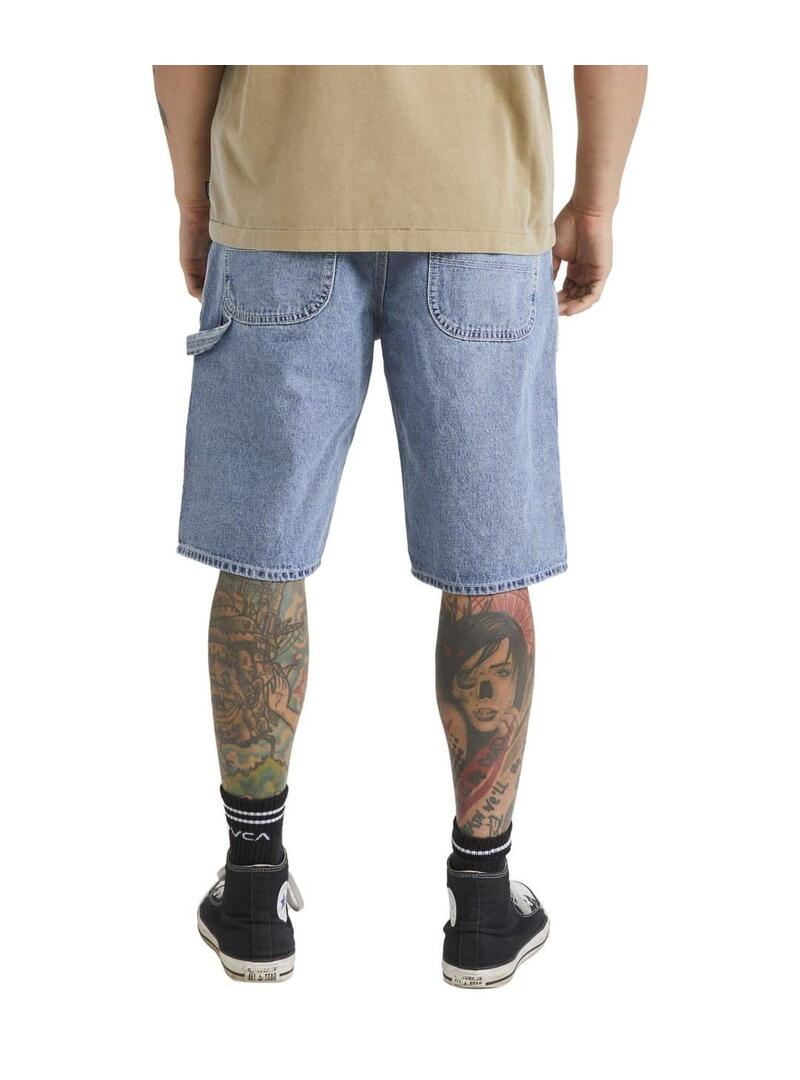 Pantalon Corto Rvca Americana Denim Hombre