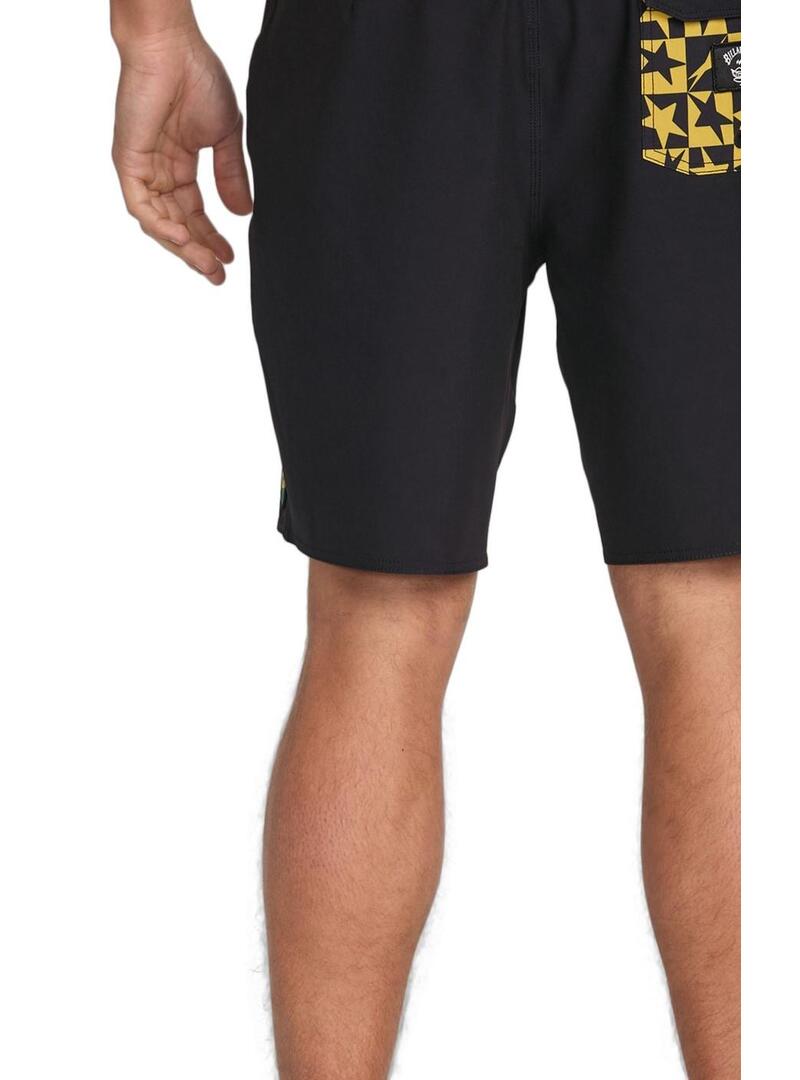 Bañador Billabong Black Stars Surf Pro Hombre