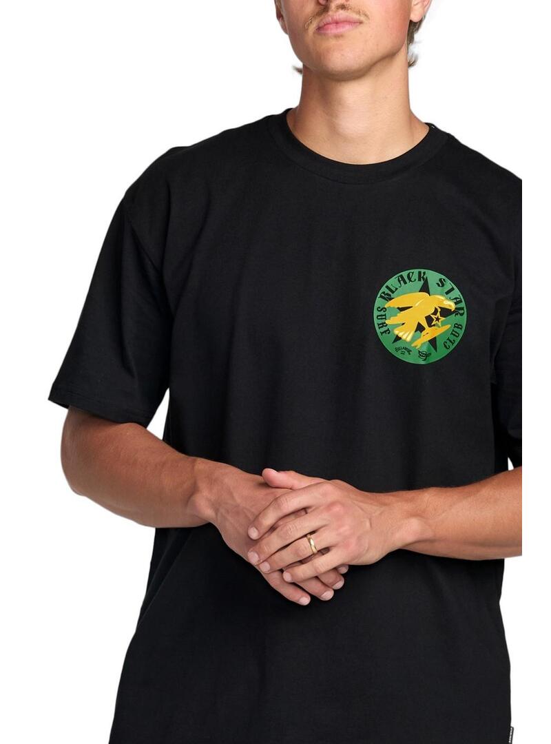 Camiseta Billabong Black Star Surf Regular Hombre